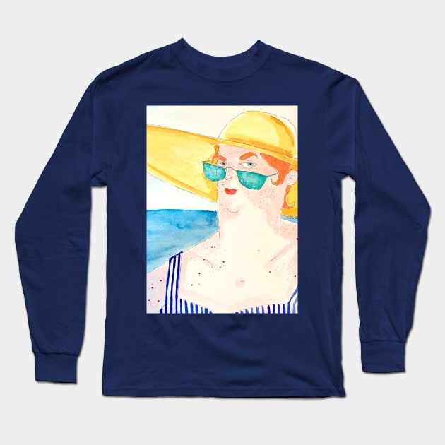 Sea summer hot Woman Long Sleeve T-Shirt by barbasantara